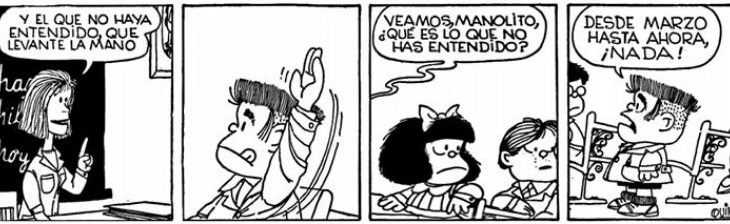 Tira cómica de mafalda